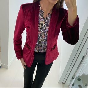 By the Way Miriam Velvet Blazer